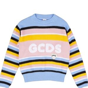 GCDS KIDS
Kids Blue & Pink Striped Sweater